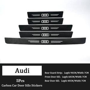 Carbon Car Door Sills Stickers( 4PCS )