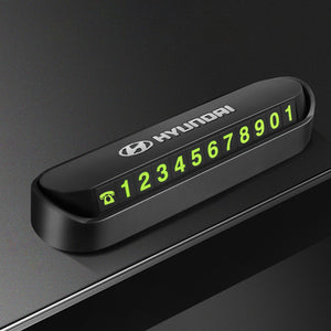 Magnetic Fluorescent Parking Number Plate