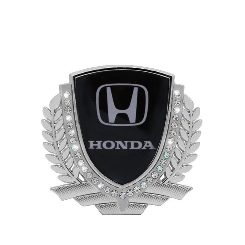 3D Wheat Ear Diamond Metal Creative Car Sticker