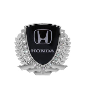 3D Wheat Ear Diamond Metal Creative Car Sticker