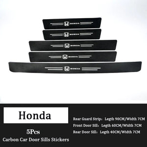 Carbon Car Door Sills Stickers( 4PCS )