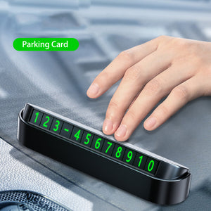 Magnetic Fluorescent Parking Number Plate