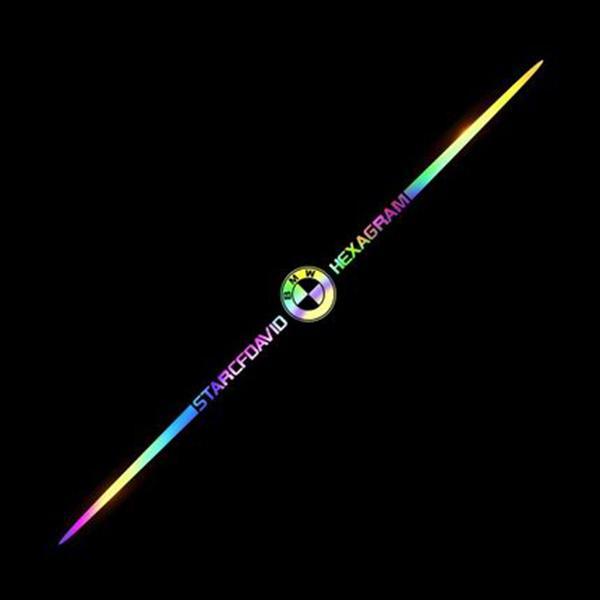3D Colorful laser reflective car sticker ✨4PCS✨