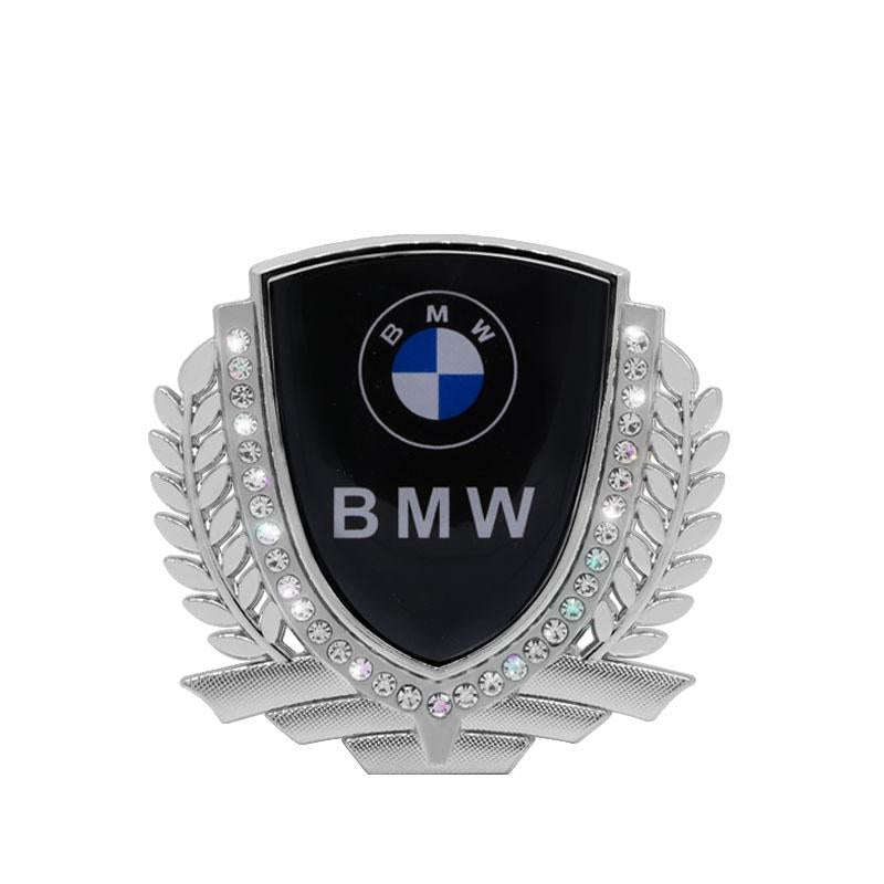 3D Wheat Ear Diamond Metal Creative Car Sticker