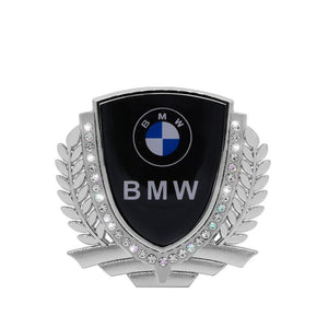 3D Wheat Ear Diamond Metal Creative Car Sticker