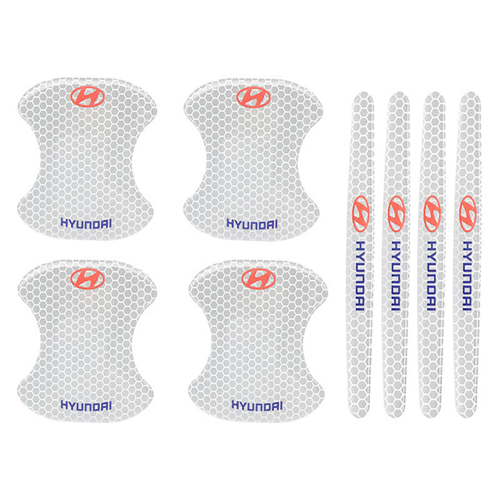Reflective - Car Door Bowl Handle Anti-Scratch Damage Protector(8PCS)