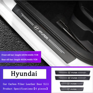 Carbon Car Door Sills Stickers( 4PCS )