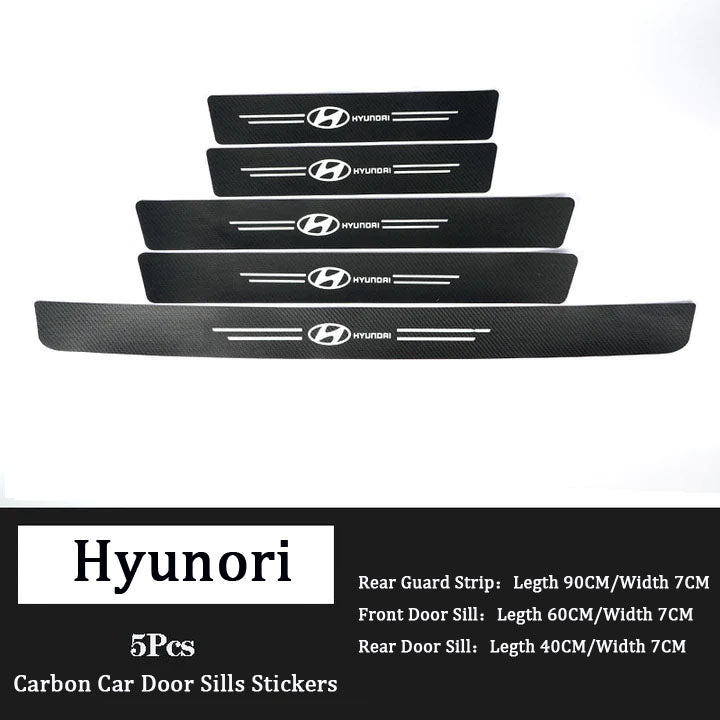 Carbon Car Door Sills Stickers( 4PCS )