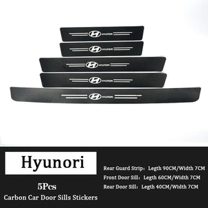 Carbon Car Door Sills Stickers( 4PCS )