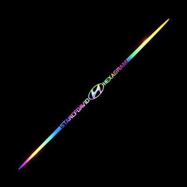 3D Colorful laser reflective car sticker ✨4PCS✨