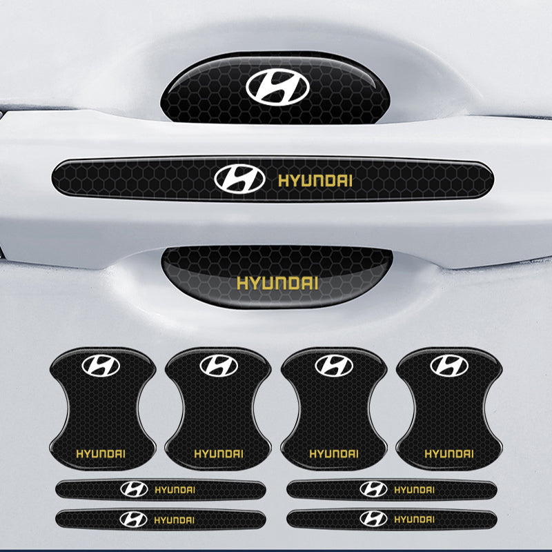 Reflective - Car Door Bowl Handle Anti-Scratch Damage Protector(8PCS)