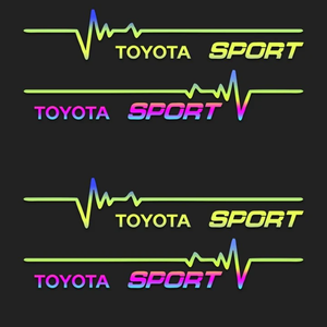 3D Laser Triangle Window Car Sticker 🌟4Pcs🌟