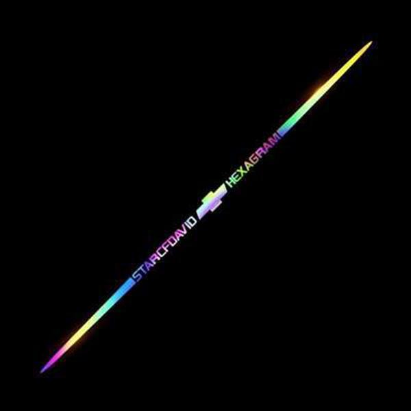 3D Colorful laser reflective car sticker ✨4PCS✨