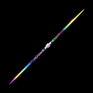 3D Colorful laser reflective car sticker ✨4PCS✨