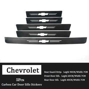Carbon Car Door Sills Stickers( 4PCS )