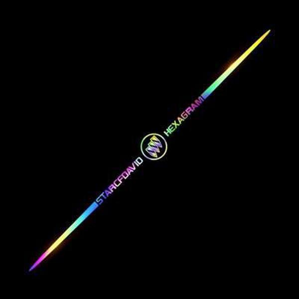 3D Colorful laser reflective car sticker ✨4PCS✨