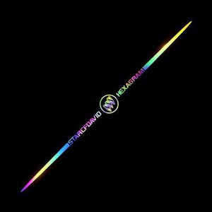 3D Colorful laser reflective car sticker ✨4PCS✨
