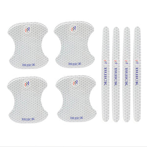 Reflective - Car Door Bowl Handle Anti-Scratch Damage Protector(8PCS)