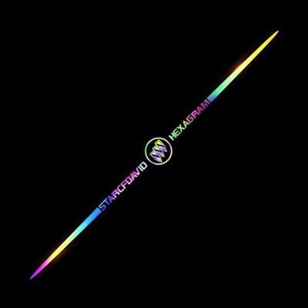 Colorful laser reflective car sticker ✨4PCS✨
