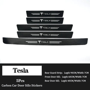 Carbon Car Door Sills Stickers( 4PCS )