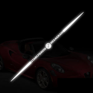 3D Colorful laser reflective car sticker 🔥4PCS🔥