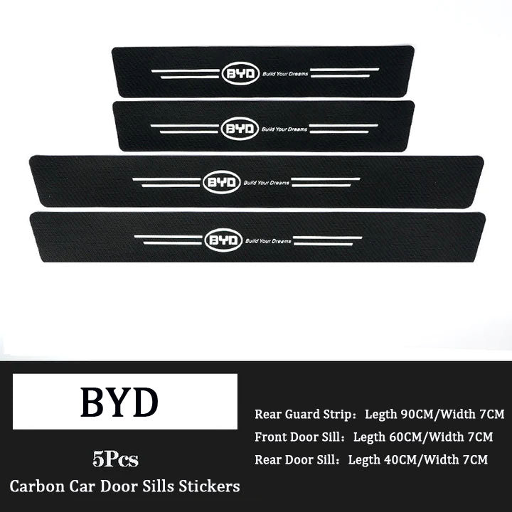 Carbon Car Door Sills Stickers( 4PCS )