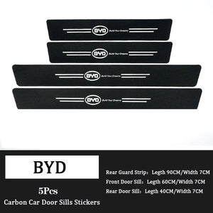 Carbon Car Door Sills Stickers( 4PCS )