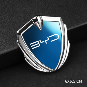 3D fashion blue mirror shield car sticker