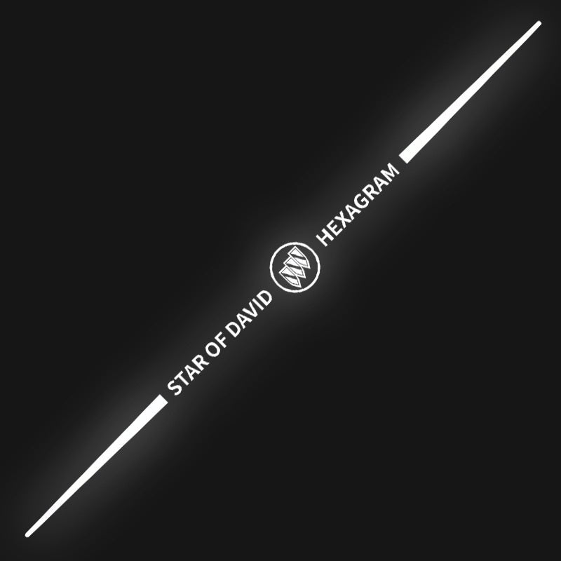 3D Colorful laser reflective car sticker ✨4PCS✨