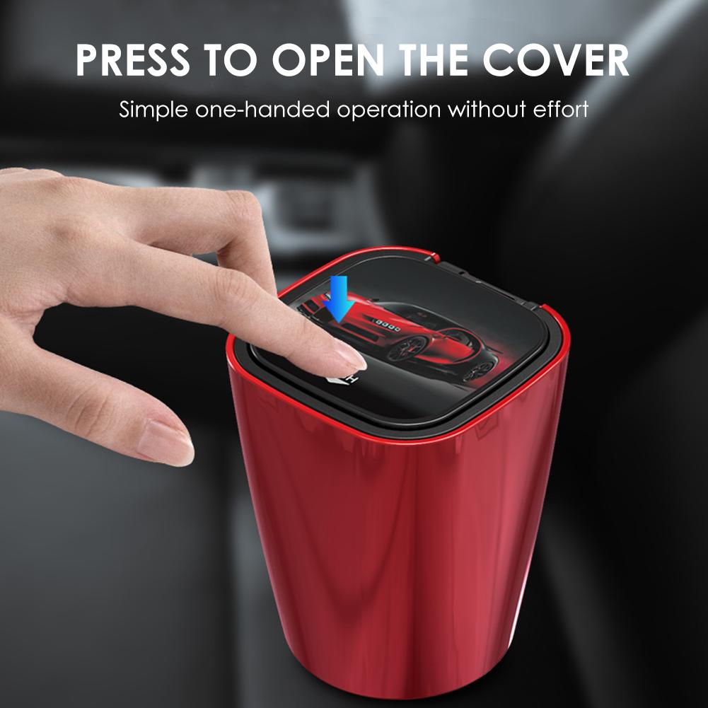 Portable LED car ashtray (car logo)