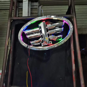 Truck Colorful Car Logo Light Bar