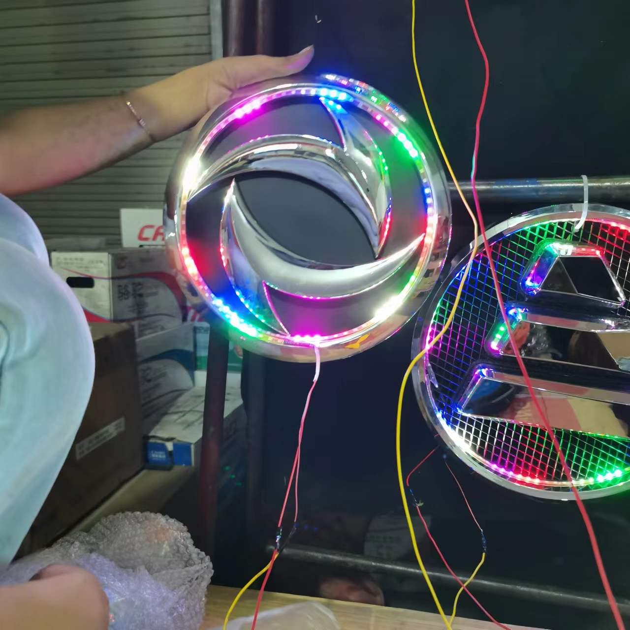 Truck Colorful Car Logo Light Bar