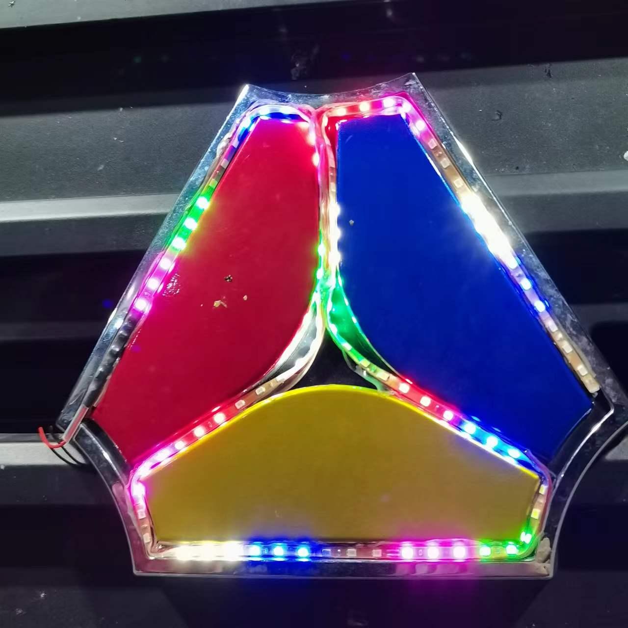 Truck Colorful Car Logo Light Bar