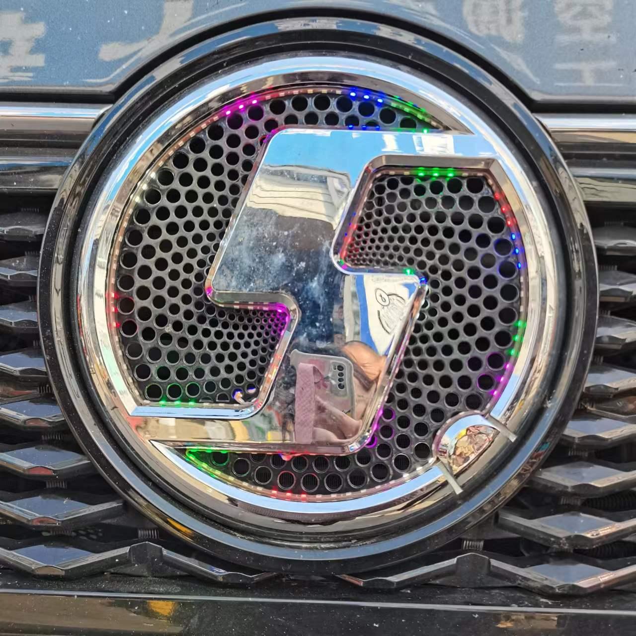 Truck Colorful Car Logo Light Bar