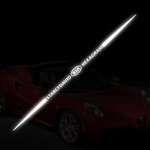 3D Colorful laser reflective car sticker ✨4PCS✨