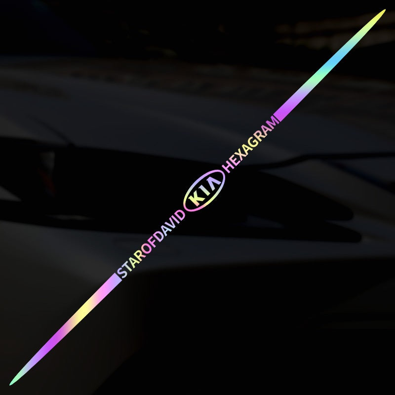 3D Colorful laser reflective car sticker ✨4PCS✨