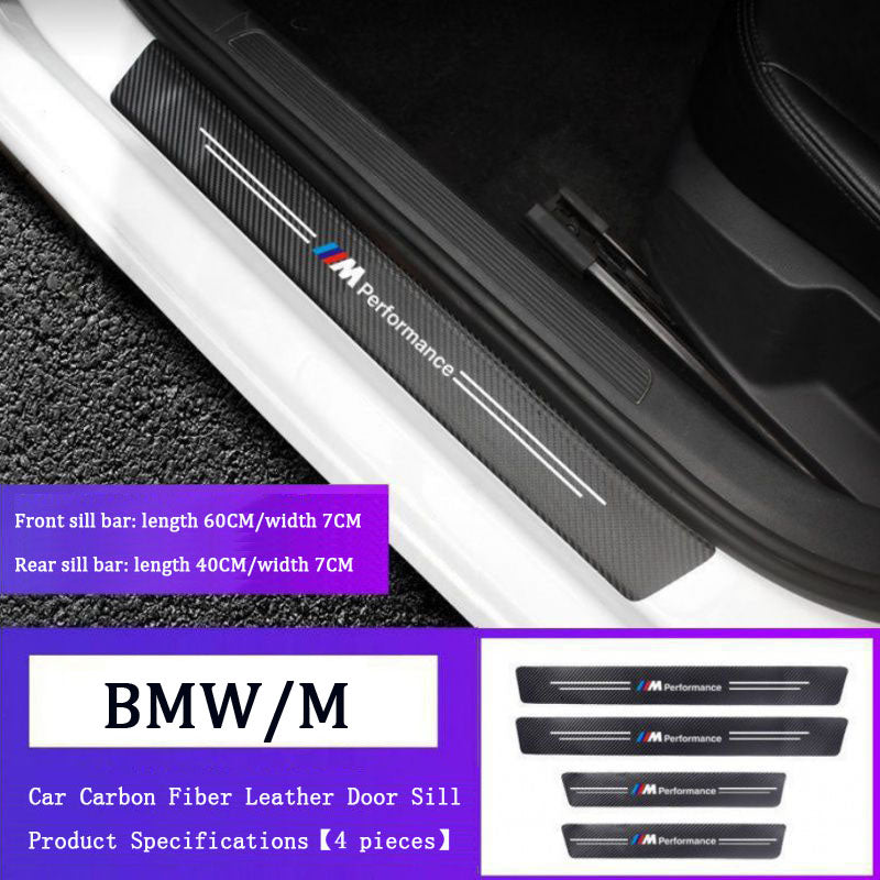Carbon Car Door Sills Stickers( 4PCS )