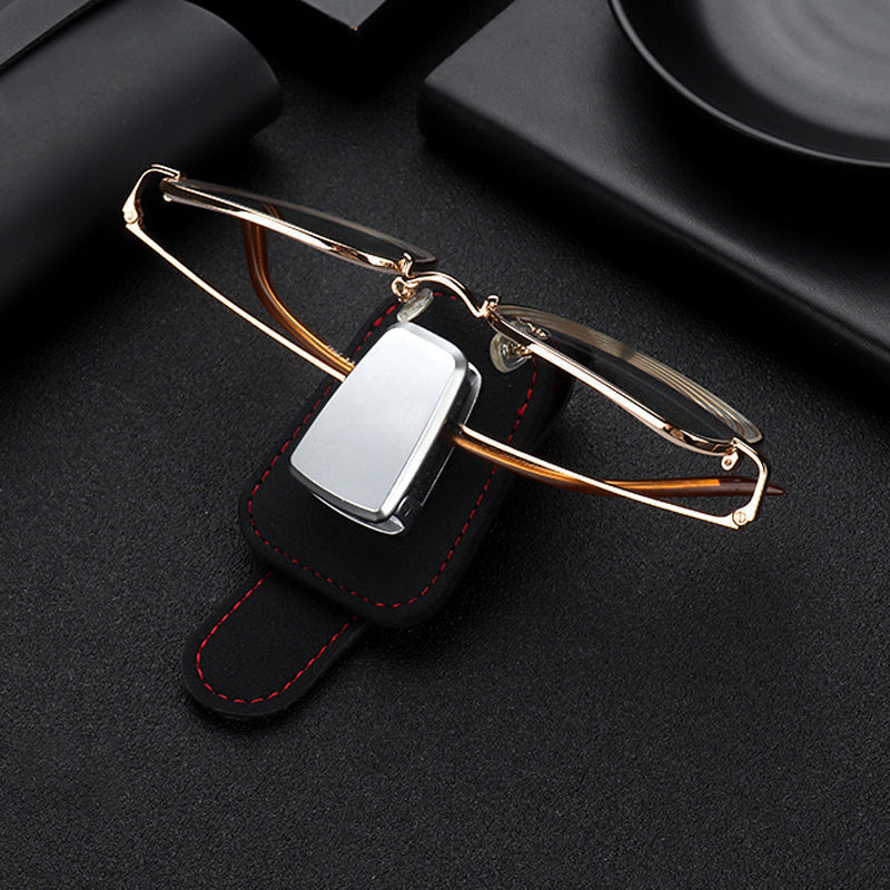 Vehicle-mounted Diamond-studded Multi-function Glasses Holder