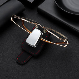 Vehicle-mounted Diamond-studded Multi-function Glasses Holder