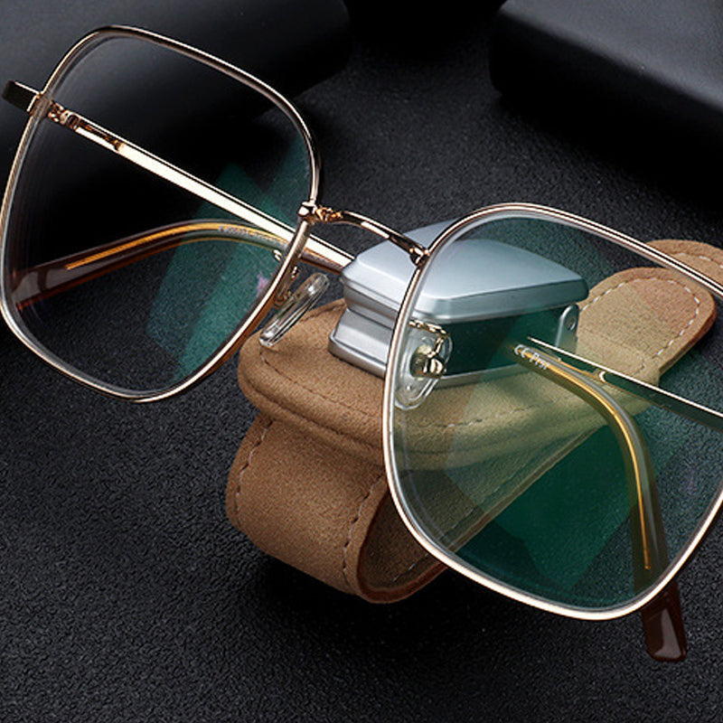 Vehicle-mounted Diamond-studded Multi-function Glasses Holder