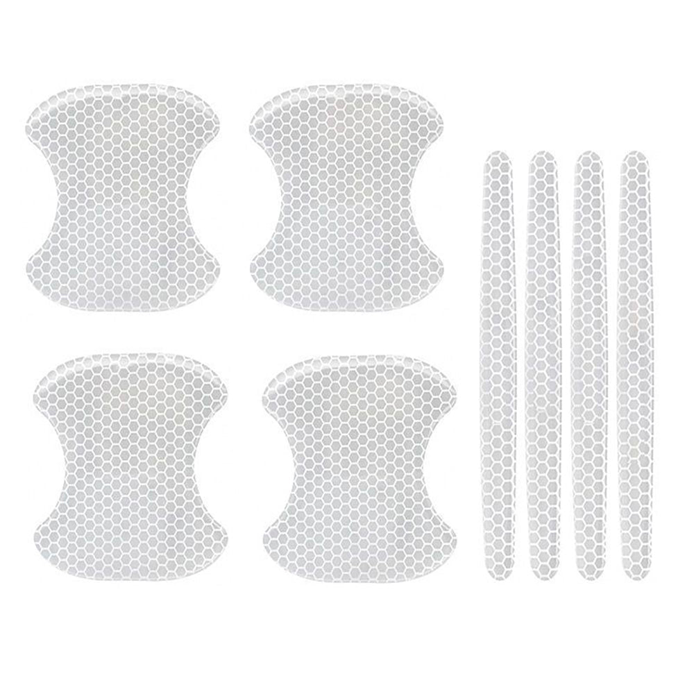 Reflective - Car Door Bowl Handle Anti-Scratch Damage Protector(8PCS)