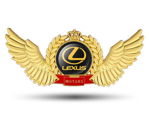 Creative 3D Metal Wings Car Sticker