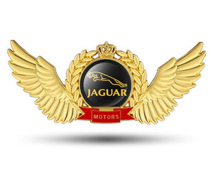 Creative 3D Metal Wings Car Sticker