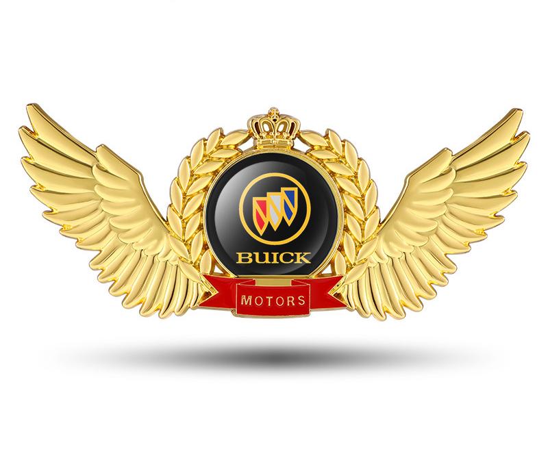 Creative 3D Metal Wings Car Sticker