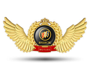 Creative 3D Metal Wings Car Sticker