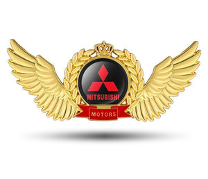 Creative 3D Metal Wings Car Sticker