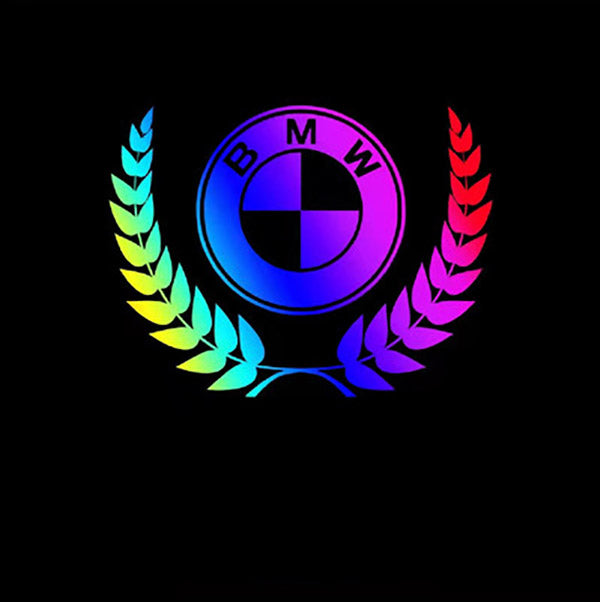 Creative Colorful Laser Car Stickers（4PCS）