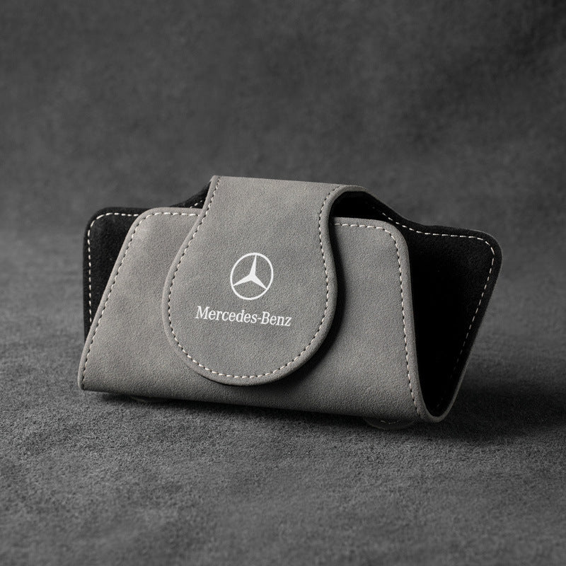 Suede Car Multifunctional Glasses Storage Box