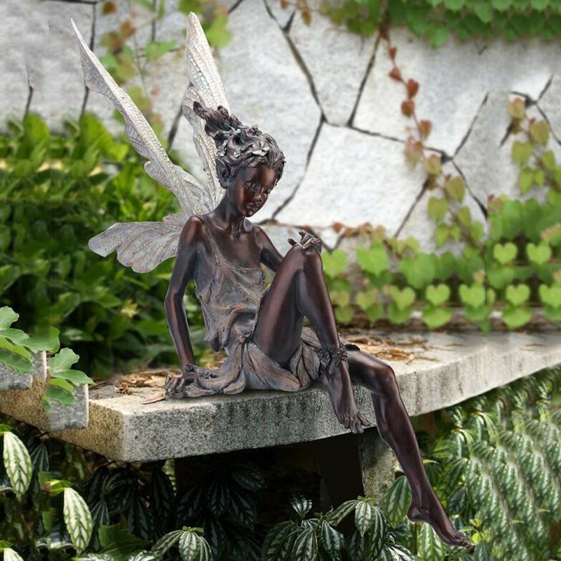 Flower Fairy Elf Statue （ Mothers Day Gift）