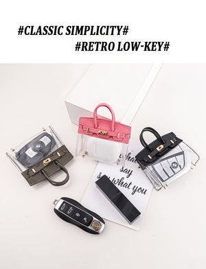Mini Clear Ladies Key Tote
